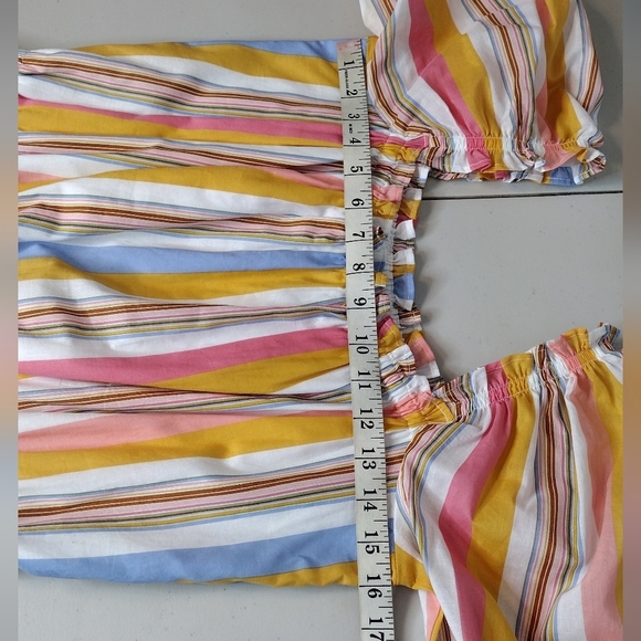 NWT Janie And Jack Striped Beachy Elastic Waist Romper Size XXL - Picture 9 of 14